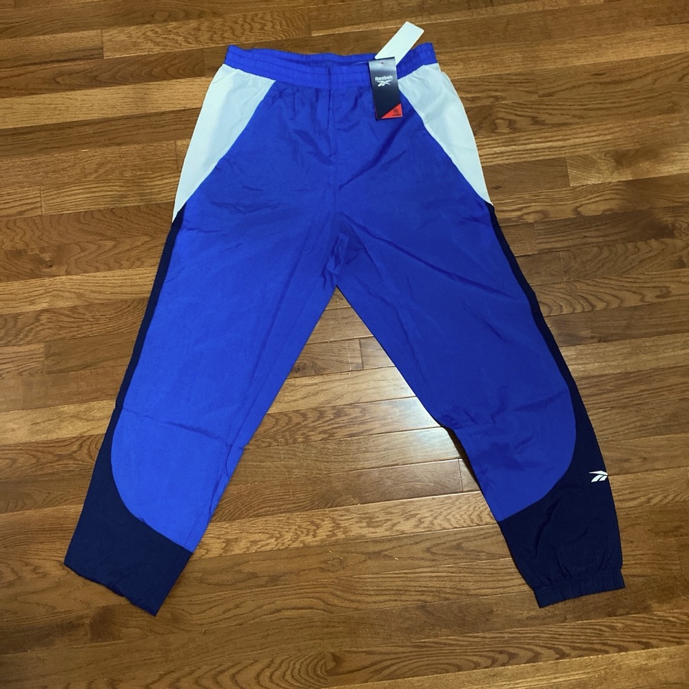 Reebok vintage colorblock track windbreaker pants